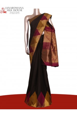Pure Handloom Kanjeevaram Silk Saree