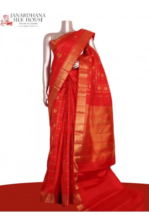 Pure Handloom Kanjeevaram Silk Saree