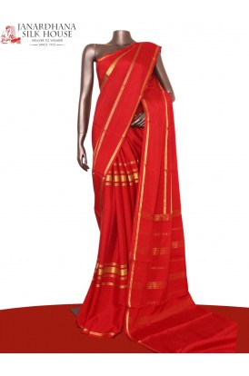 Pure Mysore Crepe Silk Saree..