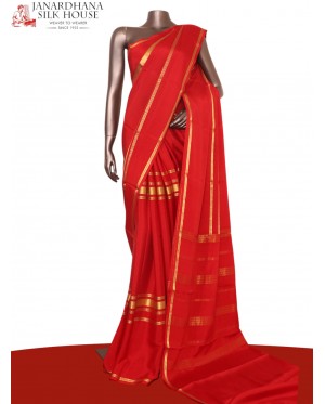 Pure Mysore Crepe Silk Saree..