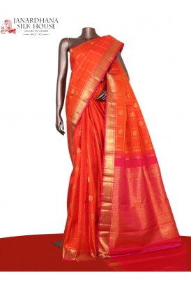 Pure Handloom Kanjeevaram Silk..