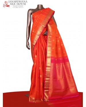 Pure Handloom Kanjeevaram Silk..