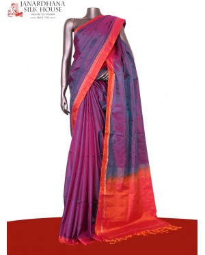 Designer Handloom Soft Silk Sa..