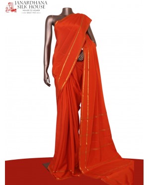 Pure Mysore Crepe Silk Saree..
