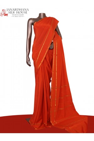 Pure Mysore Crepe Silk Saree