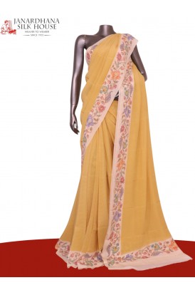 Floral  Pure Crepe Silk Saree..