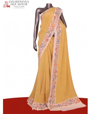 Floral  Pure Crepe Silk Saree..