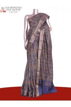 Floral Pure Printed Silk Saree..