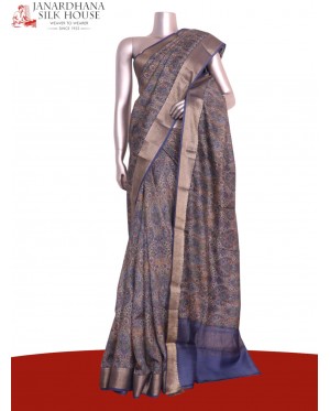 Floral Pure Printed Silk Saree..