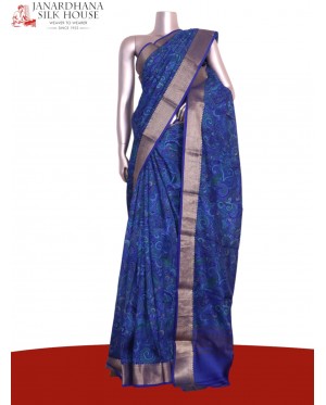 Floral Pure Printed Silk Saree..