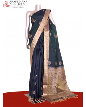 Designer Handloom Soft Silk Sa..