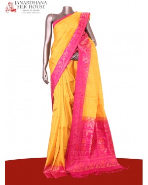 Designer Handloom Soft Silk Sa..
