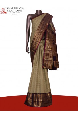 Pure Handloom Kanjeevaram Silk..