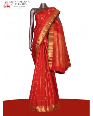 Pure Handloom Kanjeevaram Silk..