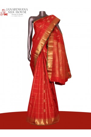 Pure Handloom Kanjeevaram Silk Saree