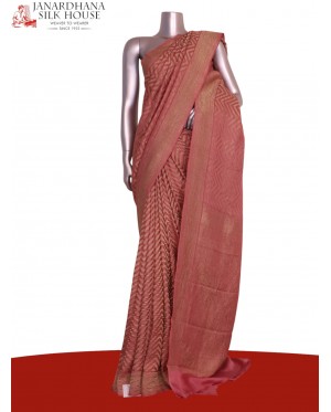 Exclusive Pure Crepe Silk Sare..