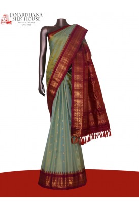 Exclusive Pure Gadwal Silk Sar..