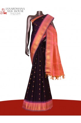 Exclusive Pure Gadwal Silk Sar..