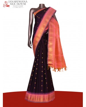 Exclusive Pure Gadwal Silk Sar..