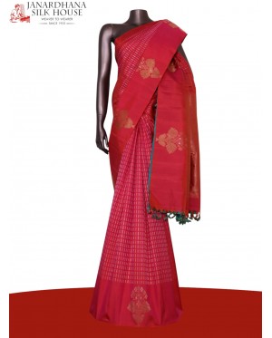 Pure Handloom Kanjeevaram Silk..