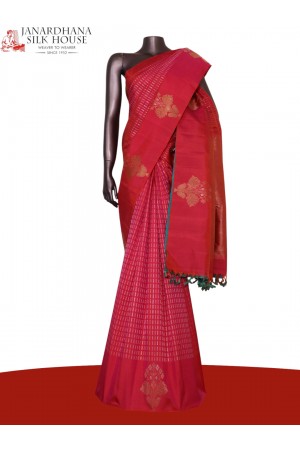 Pure Handloom Kanjeevaram Silk Saree