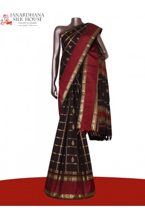 Pure Handloom Kanjeevaram Silk Saree