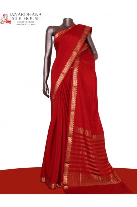 Pure Mysore Crepe Silk Saree..