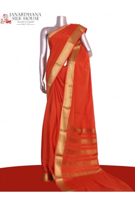 Pure Mysore Crepe Silk Saree..