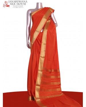 Pure Mysore Crepe Silk Saree..