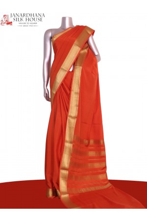Pure Mysore Crepe Silk Saree