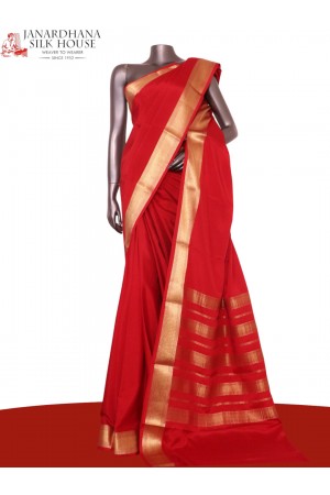 Pure Mysore Crepe Silk Saree