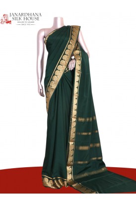 Pure Mysore Crepe Silk Saree