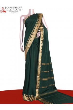 Pure Mysore Crepe Silk Saree