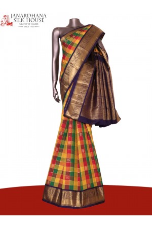 Pure Handloom Kanjeevaram Silk Saree