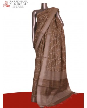 Handloom Pure Tussar Silk Sare..