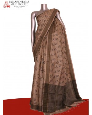 Handloom Pure Tussar Silk Sare..