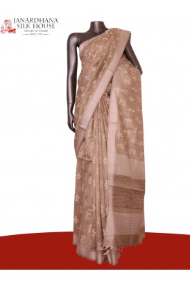Handloom Pure Tussar Silk Saree