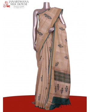 Handloom Pure Tussar Silk Sare..