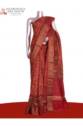 Exclusive Pure Chanderi Cotton Saree Exclusive Pure Chanderi Cotton Saree