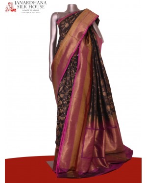 Designer Floral Handloom Tussa..