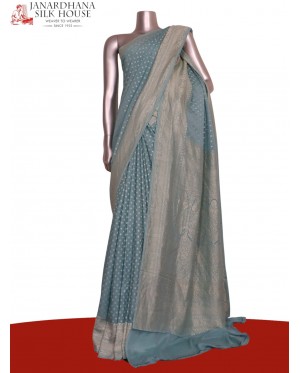 Pure Handloom Zari Butta Banar..