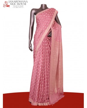 Pure Handloom Zari Butta Banar..