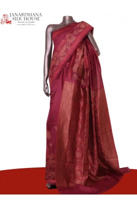 Handloom Pure Tussar Silk Saree