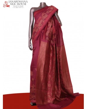 Handloom Pure Tussar Silk Sare..