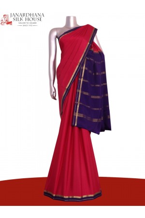 Pure Mysore Crepe Silk Saree Pure Mysore Crepe Silk Saree