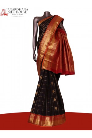 Pure Handloom Kanjeevaram Silk Saree