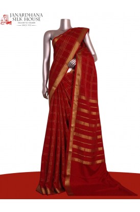 Pure Mysore Crepe Silk Saree