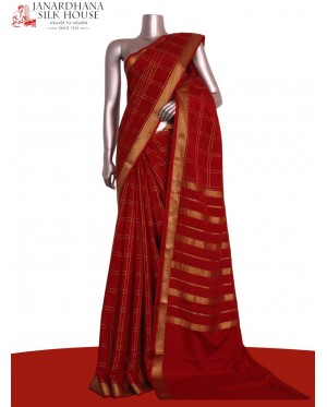 Pure Mysore Crepe Silk Saree..