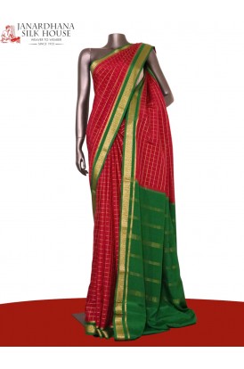 Pure Mysore Crepe Silk Saree..
