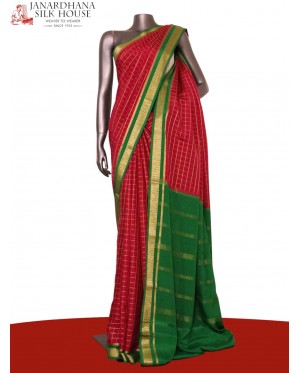 Pure Mysore Crepe Silk Saree..